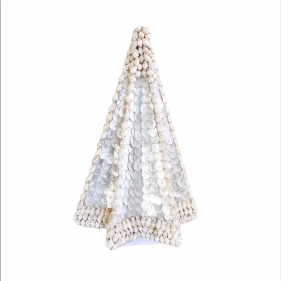 Christmas Tree Decor Other - White Seashell Holiday Christmas Tree Home Decor